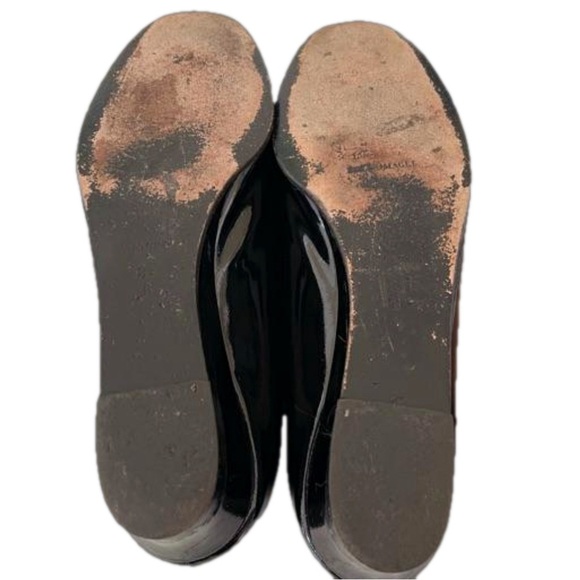 Bruno Magli Low Wedges Patent leather size 8.5 Black - Picture 6 of 9